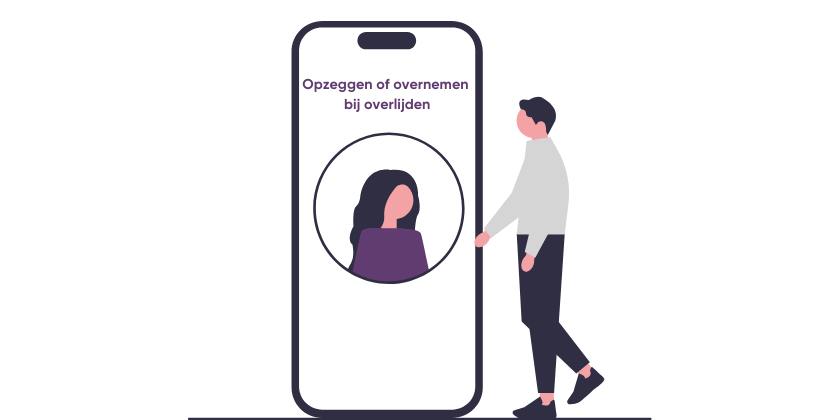 Contract opzeggen of overnemen bij overlijden