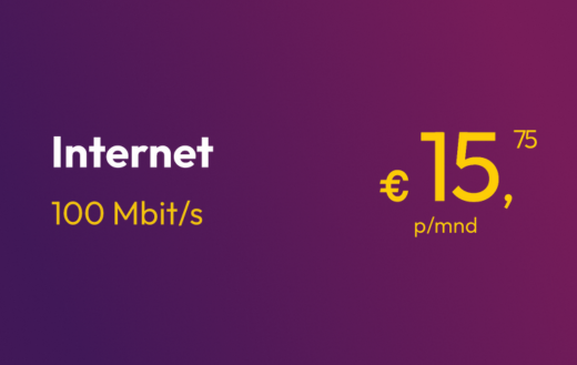 Youfone actie 100 Mbit/s voor 15,75